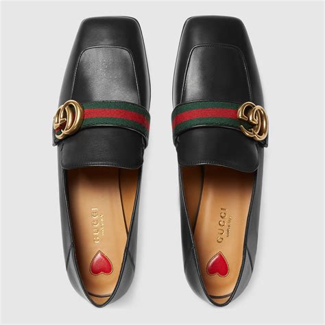 leather loafers for womens gucci|Gucci loafer for women.